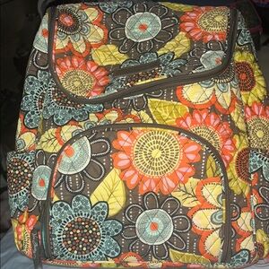 Vera Bradley Flower Shower Floral large backpack